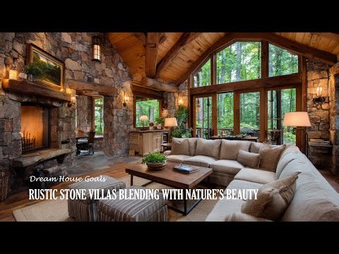 Dream House Goals | Rustic Stone Villas Blending with Nature’s Beauty