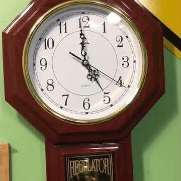 My Faux/"Fuda" Battery Operated Regulator Clock with A different Chime every hour.