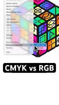 CMYK 🖨️ VS 🖥️ RGB