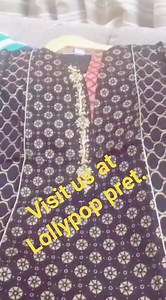 Lolly Pop pret._________kids edition ORIGNAL Hand worked Size : 28.30.32.34.36 (kids chart) Fabric: hand worked/block print cotton Color: black, red, sea green, royal blue Single kurti price: RS 1050/= Buy any 4 kurti @ price: 950 (each) Buy any 8 kurti @ price: 900 (each) | Lollypop pret