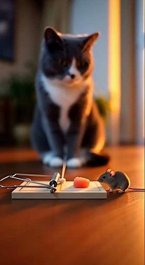 Cat vs. Mouse: Who's the REAL Trap Master?! #CatAndMouse #Mousetrap