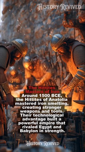 The Hittites forged empires in fire — the first to master iron over 3,000 years ago. #AncientHistory #IronAge #Hittites #HistoryFacts #LostCivilizations | History Revived