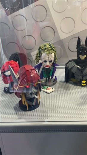 LEGO Superhero & Villain Heads 🕷️🃏 | Lisbon LEGO Exhibition 2025