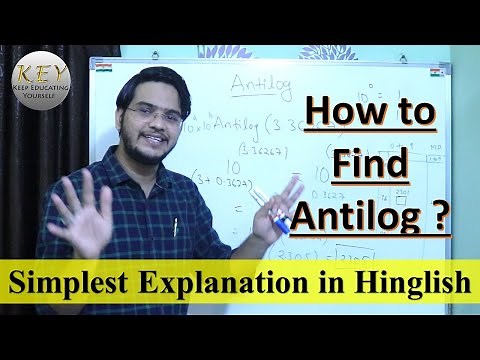 How to find Antilog? Easiest and Simplest explanation to calculate Antilog using Table