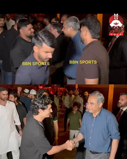 Dinner at Do Darya Karachi by Chairman PCB. He especially met Naseem Shah and asked about fitness of Ihsanullah