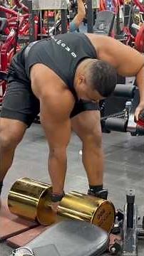 Bitelo finally lifted the 500lb dumbbell - THE BIGGEST DUMBBELL IN THE WORLD!! 😱