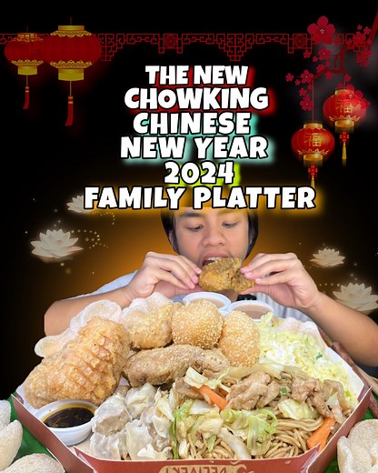 Ito pala ang Bago ng Chowking Pang Chinese New Year Ang Sarap THE NEW CHOWKING CHINESE NEW YEAR FAMILY PLATTER 2024 MUKBANG Chicken, Siomai, Pancit Canton, Egg fried rice, buchi, chicharap atbp. Mukbang Eating Show | Sino Si Richard