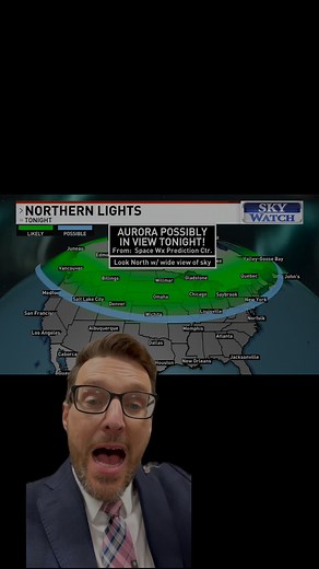 20K views · 160 reactions | A rare treat folks! You might be able to see the northern lights tonight as a strong geomagnetic storm hits earth. Look to the north and have a wide view of the sky and horizon, put your cameras on long exposure and you might just catch the typical faint, reddish colors! #northernlights #auroraborealis #wncwx #ncwx #sky #astronomy | Jason Boyer WLOS | Facebook