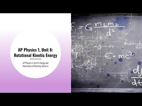 AP Physics 1, Unit 6:Rotational Kinetic Energy