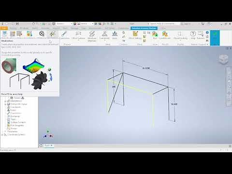 Tutorial básico de simulación de estructuras con Autodesk Inventor Nastran