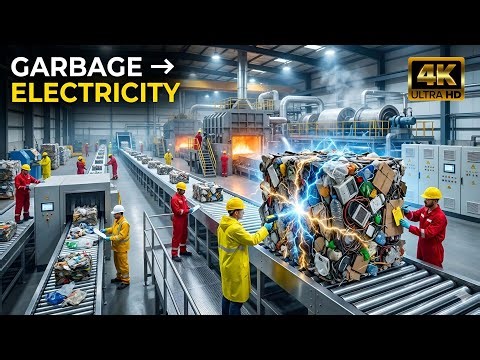 Garbage into Electricity – How Waste Is Turned into Power (Full Factory Process)