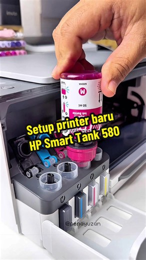 Unboxing and Setup of HP Smart Tank 580 Wireless Printer