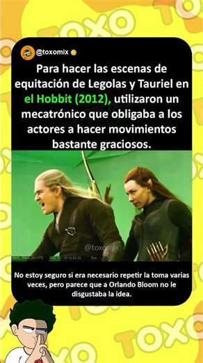 El detrás de camaras de el Hobbit se puso raro 💀🔥 #curiosidades