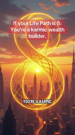 Life Path 8: Your karma is tied to abundance and power. Time to claim your throne. 👑💰 #LifePath8 #Numerology#SpiritualSuccess#PowerManifestation #AbundanceMindset