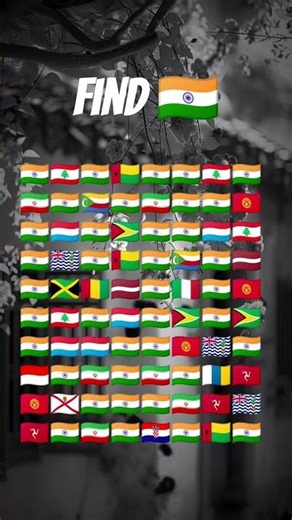 Find the no of Indian Flags..... #ytshorts #facts #ytshorts #emojyfind #emojichallenge #freefire