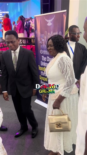 The Vice President of Ghana, H.E. Jane Naana Opoku-Agyemang, arrives at PIWC Trasacco for the 60th birthday thanksgiving service in honour of Hon. Julius Debrah. #dek360ghana #news #trending #fyp #thanksgiving