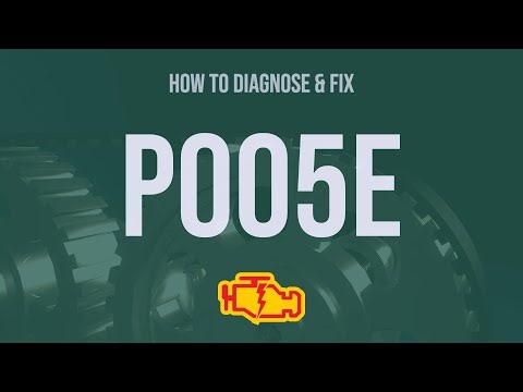 How to Diagnose and Fix P005E Engine Code - OBD II Trouble Code Explain