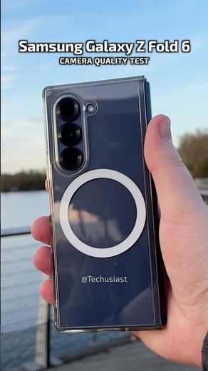 Samsung Galaxy Z Fold 6 Camera Quality Test
