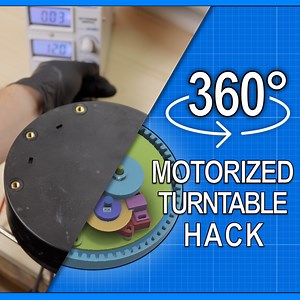 DIY Motorized Turntable from an old TV stand