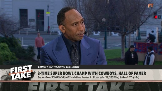 The NFL's all-time leading rusher Emmitt Smith shares his thoughts on how the run game is going to impact the Super Bowl 🏈 | ESPN First Take