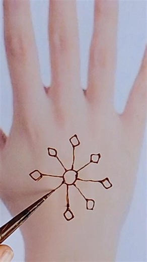 backhand mehendi design tutorial#henna#mehndi #backhandmehndi