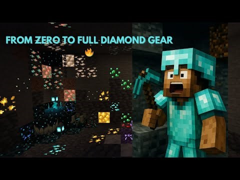 FROM ZERO TO FULL DIAMOND UPGRADE IN MINECRAFT | MINECRAFT GAMEPLAY | #3