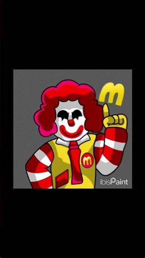 Ronald McDonald art #fnf #ronaldmcdonald #mcdonalds #art #ibispaintx #speedpaint #fyp
