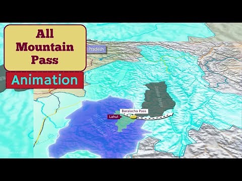 All important Mountain Pass of india with Smart MAP Trick | with Memory Technique