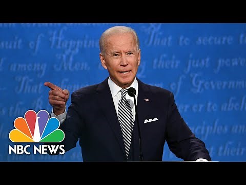 Will You Shut Up Man?': Biden Blasts Trump For Interrupting | NBC News