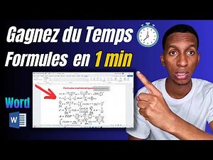 Comment Mettre des Formules et Équations dans Votre Document Word en 1 Min !