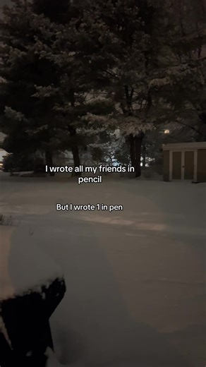 Writing Friends in Pencil: A Unique Reflection