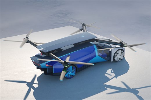 Get ready to drive and fly with this modular Chinese flying car debuting at CES - Yanko Design