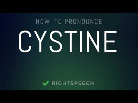 Cystine - How to pronounce Cystine