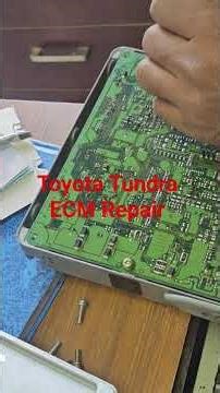 Toyota Tundra ECM Repair//Injector Driver Location?