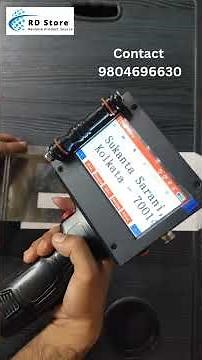 Printing Address on Envelope using a Portable Handheld Printe #industrialprinter
