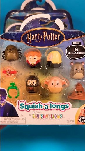 Harry Potter Squish-a-Longs Toy Unboxing 🧙‍♂️ New Toy Alert! 🐱 Squishmallow Minifigures & Chaos