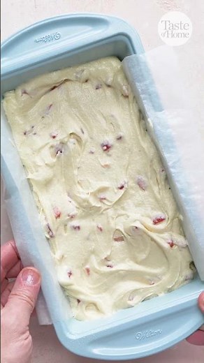 This strawberry pound cake spruces up a classic pound cake!