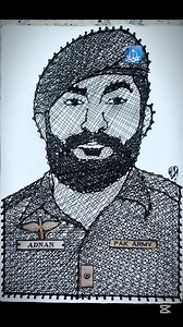 516K views · 125K reactions | Major Adnan Aslam shaheed A tribute for our hero Dm to order thread 淋 Art | Mughal Taha | Facebook