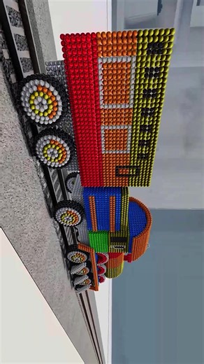 Magnet Ball Crafts: Train Making for Relaxation