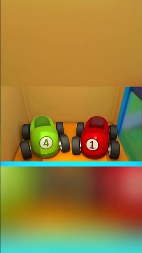 The cars didn't follow the queue and entered the elevator together. #animation