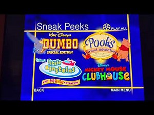 Sneak Peeks Menu from Little Einsteins: Team Up for Adventure 2006 DVD