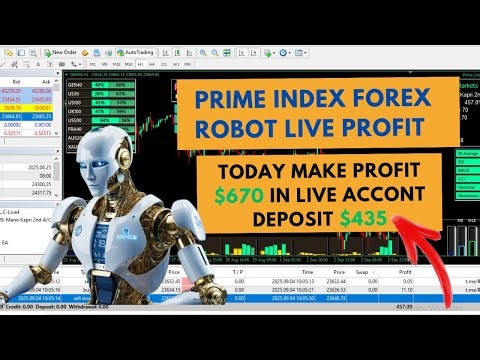 Most Profitable FX Robot 670$ Profit in 1 Days Deposit Amount 435$ in Live Account