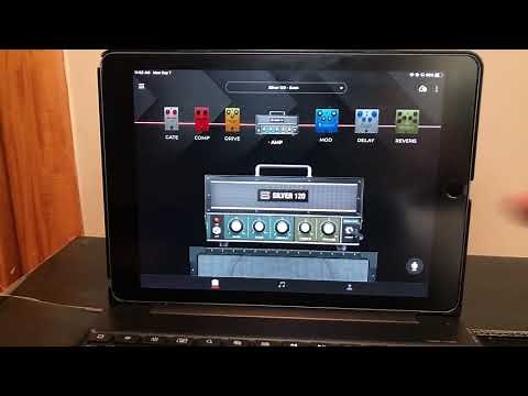 Amp model controls, gain, EQ and volume