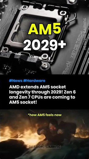 AM5 to get support through 2029, including ZEN 6 and ZEN 7 CPUs