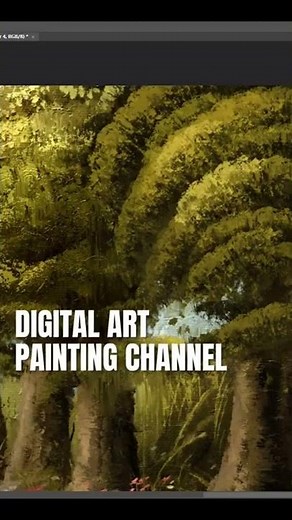 Painting a Tree the EASY Way