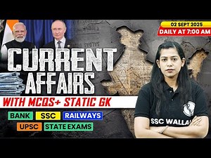 Current Affairs Today | 02 September Current Affairs 2025 | Daily Current Affairs | By Krati Mam