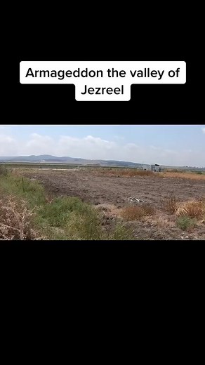 The Jezreel valley within sight of ancient Megiddo- this is the plain of Armageddon #Bible #armegeddon #israel #history #jesus #scriputure #christian #christiantiktok #wow