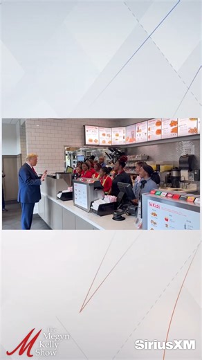 Trump makes a surprise stop at Chick-fil-A and it really made the rounds. | Megyn Kelly