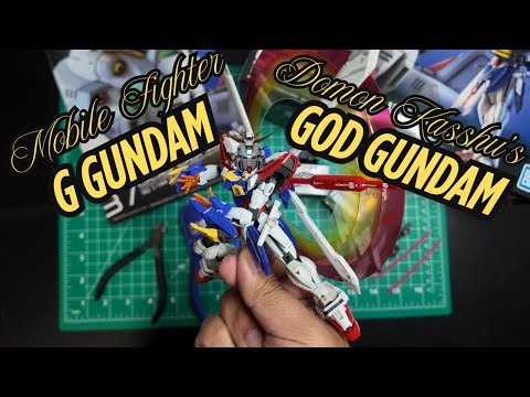 The BEST Real Grade Gunpla | RG God Gundam Build | ASMR | Gundam | Hobby