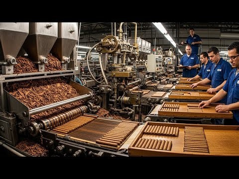 How Cigars Are Made : Traditional Hand-Rolling vs Modern Machines | Factory Tour 2026